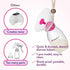 NatureBond Silicone Breast Pump with lid, Stopper, Strap, Pouch. Breastfeeding Essential Premium All in 1 Set. 3.4oz 100ml (Premium All-in-ONE)...