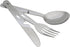 4-in-1 Camping Utensils Hiking Cutlery Set for 4, Portable Stainless Steel Flatware Spoon Fork, Knife & Bottle Opener Combo pack for Picnic Travel...