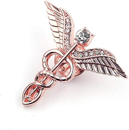 3 PCS Medical Caduceus Doctor Nurse Brooch Pin Sets Jewelry for Graduation Medical Student Gifts (3 pics)...