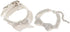 Dogs Kingdom Bowknot Shape Full Bling Rhinestones Pet Dog Cat Collars 2Pcs Crystal Diamond Necklace Set Pet Fashionable Accessories,White,S:8-10" ...
