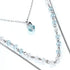 Bocar 3 Layer Jewelry Set Long Chain Pendant Bead Necklace Earring for Women...