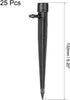 uxcell Adjustable Spray Dripper, 180 Degree Micro Emitter Irrigation Watering System, 25 Pcs...