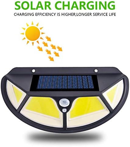 Outdoor Solar Wall Light Fixture - Motion-Activated, Weather-Resistant, Energy-Saving | Pack of 2...
