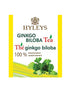 Hyleys Ginkgo Biloba Green Tea – Brain Support Blend with Citrus – 100% Natural, Gluten-Free, Non-GMO, Memory & Focus Tea – 25 Tea Bags...