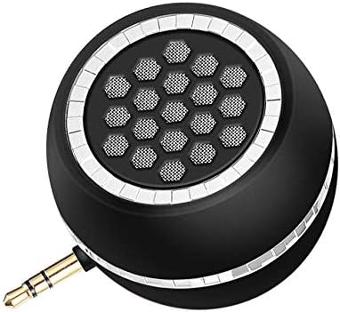Mini Portable Speaker, 3W Mobile Phone Speaker Line-in Speaker with Clear Bass 3.5mm AUX Audio Interface, Plug and Play for iPhone, iPad, iPod, Ta...