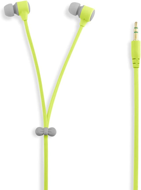 GEARONIC TM Cute 3.5mm in Ear Earphones Earbuds Headset with Macaroon Ear Buds Organizer Box Case compatible with smart phones PC MP3 (Green)...