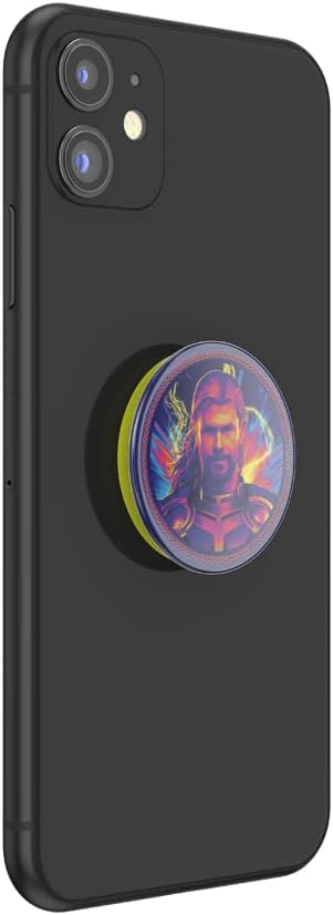 PopSockets Phone Grip with Expanding Kickstand, Marvel PopGrip - Neon Thor......