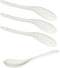 3 pcs Porcelain Egg Spoons Ceramic Spoons 5 inch Coffee Dessert Yogurt Tea milky tea...
