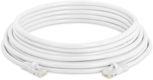 Cmple - Cat5e Ethernet Cable 25 ft, 350 MHz UTP Cat 5e Ethernet Patch Cord, 1Gbps Network LAN Cables, RJ45 Connectors, Compatible with Laptop, Mod...