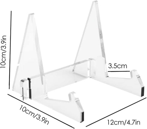 1Pc Acrylic Books Display Stand Cookbooks Holder Display Stands Tabletop Easel Book Stand Display Rack for Displaying Pictures, Books, Music Sheet...