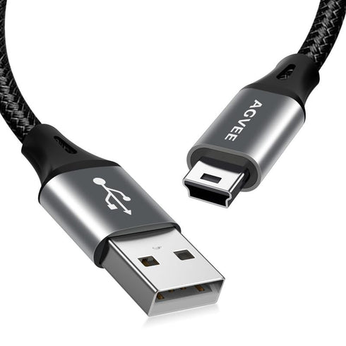 AGVEE 2 Pack 3ft Replacement for Garmin Nuvi GPS Charger Data Cable Gpsmap Charging Cord, TI-84 Plus/CE/C Silver, Blue Yeti USB Microphone/Pro Mic...