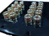 Black Speaker Wall Plate 16 Post for 8 Speakers and Color Coded for Home Theater System Dolby Audio Dolby Sound HDTV by Hookup.com....