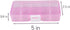 Craft County Plastic Bead Organizer – Clear – Customizable Compartments – Perfect for Organizing Small Items...