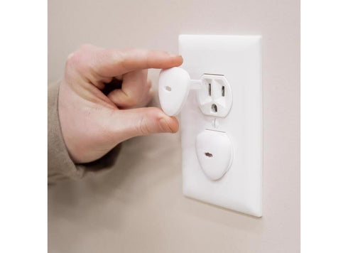 Home Safety Outlet Cover Plug 24 Pack, Award-Winning Brand, Babyproofing Essential, White...