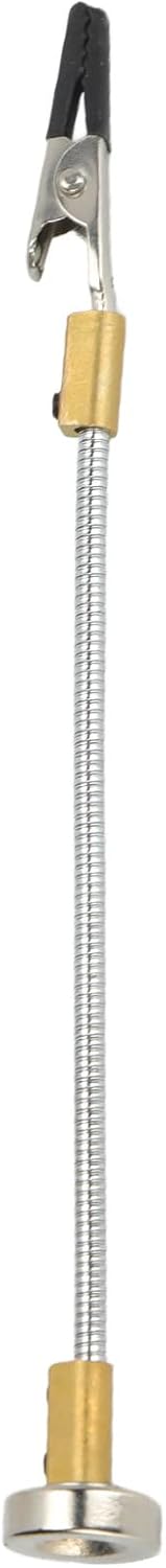 Walfront Single Soldering Helping Hands with Magnetic Base Adjustable Welding Third Hand Tool for Electronics Repair Assembly Duplex Workshop Craf...