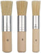 COCODE Wooden Stencil Brush (Set of 3), Natural Bristle Brushes Perfect for Acrylic Painting, Oil Painting, Watercolor Painting, Stencil Project, ...