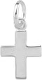 Hawaiian Silver Jewelry Cross Charm – Mini Cross Charm Pendant for Necklace, Bracelet, Jewelry – Premium 925 Sterling Silver – High Polished Silve...