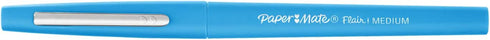 Paper Mate Flair Felt Tip Pens | Medium Point (0.7mm) | Sky Blue | 12 Count...
