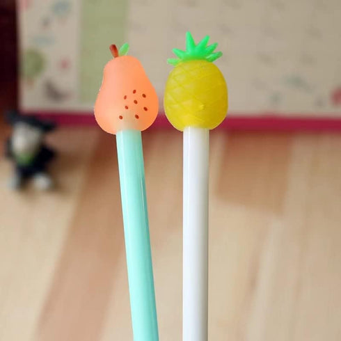 Cartoon Animal Pens Ink Pens Gel Pen Writing Pens Neutral Pens School Office Supplies Kids Gifts 0.5mm Ball Point cone Strawberry Pen Sydney Pen A...