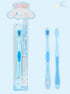 Individually Packaged Cute Toothbrush Set, Compact Head (Sky blue, 3 Count)...