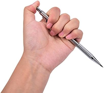 4 Pack 2.0 mm Lead Holder Metal Mechanical Pencil Automatic Mechanical Drafting Pencil for Draft Drawing,Carpenter,Crafting, Art Sketching + 48 Le...