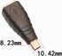 USB 2.0 Type B to Mini USB 5-Pin Type B Female/Male Adapter - 2 Pack...