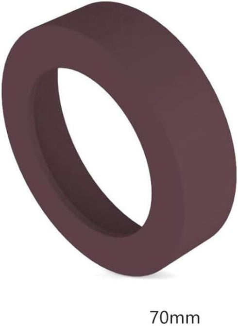 4 PCS Eco-Friendly Non-Slip Silicone Coaster for 20 oz, 30 oz Tumbler (Brown 70mm)...
