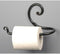 GoCraft Handmade Bathroom Lavatory Toilet Paper Holder | Wall Mount, Wrought Iron Forged Metal Dispenser...