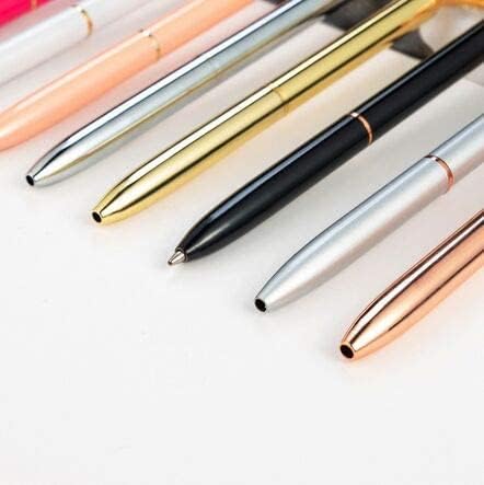 Big Diamond Crystal Pen Gem Ballpoint pens ring wedding Metal BallPen Kawaii Magical Pen Fashion School Office Supplies 1.0mm School Pen...