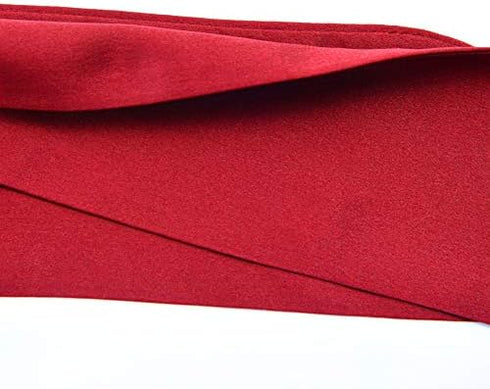 SilRiver Women's Silk Satin Skinny Scarf Long Necktie Sash Tie Headdress Fashion Accessories...