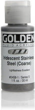 Golden Fluid Acrylic Paint 1 Ounce-Iridescent Stainless Steel...