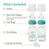 Evenflo Feeding Balance + Wide Neck Printed Bottles, 9oz 2pk, with Pacifier...