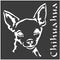 Chihuahua Dog Stencil 5.5x5.5 Inch - Custom Cut Reusable Stencil Drawing Template...