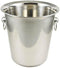 Winco WB-4 4 Quart Wine Bucket,stainless steel,Set of 3...
