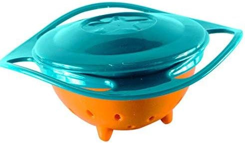 Spill Resistant Gyro Bowl with Lid...