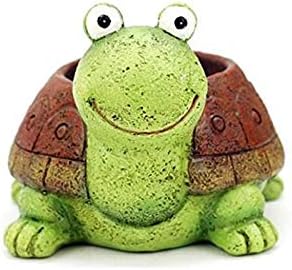 Home Decor Pot, Animal Succulent Planter Flowerpot for Home Office Desk Decoration (Green Turtle)...