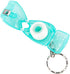 20Pcs Portable Cleaning Mint Dental Teeth Floss Tooth Shaped Key Chain Flat-Line Design Floss Roll Cleaning Oral Care Tooth Cleaner Hygiene 15M Le...