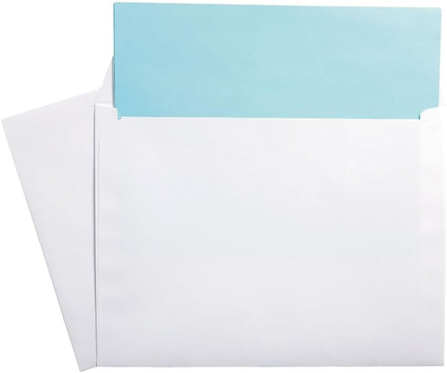 473009 Side-Opening Booklet Envelopes, 9x12, White,100/BX...