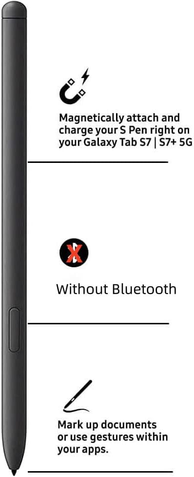 Galaxy Tab S7 S Pen.Stylus Pen(Without Bluetooth) Slim 0.7mm Pen Tip, 4,096 Pressure Levels for Samsung Galaxy Tab S7 I S7+,Tab S8 I S8+I S8Ultra,...
