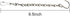 3 Pack Hanging Chain for Garden Plants, Lanterns Bird, Feeders, 9.5 Inch Hanging Chains for Hanging Basket, Wind Chimes and Decorative Ornaments (...