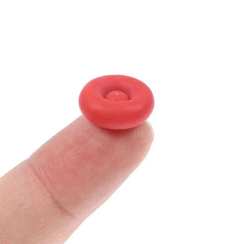 10Pcs Red Nozzle Protective Cover,Emulsion Glass Caulk Caps,Caulking Sleeves Sealing Cover,Nozzle Protective Cover,Sealers Caulk Tip Covers,Hardwa...