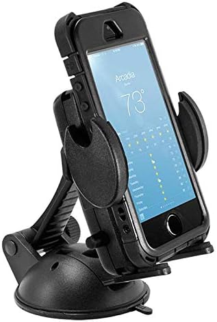 ARKON Mounts Windshield or Dash Car Mega Grip Phone Holder Mount | Universal Phone Fit | Adjustable Angle | Strong Windshield Suction | Compatible...