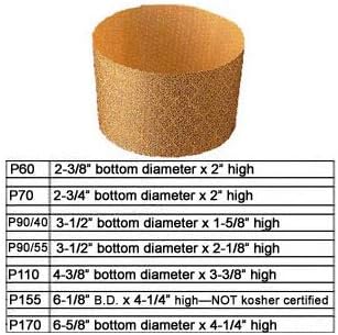 Panettone Mold - P155, 12 Pieces...