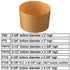 Panettone Mold - P155, 12 Pieces...