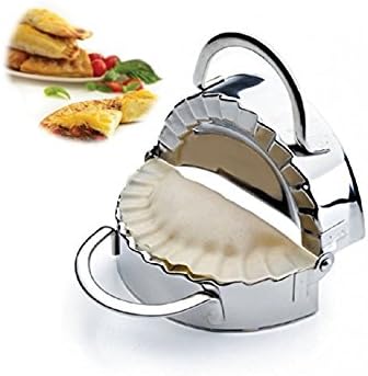 New Stainless Steel Ravioli mould Dumpling Maker Wrapper Pierogie Pie Crimper Pastry Dough Press Cutter Kitchen Gadgets (M 4inch)...