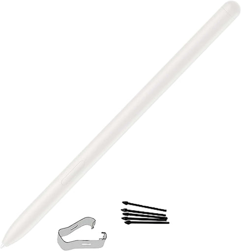 Galaxy Tab S9 Ultra S Pen Replacement for Samsung Galaxy Tab S9 Plus Stylus Pen Replacement withoutBluetooth (Beige) + Free 5 Tips for Samsung Gal...