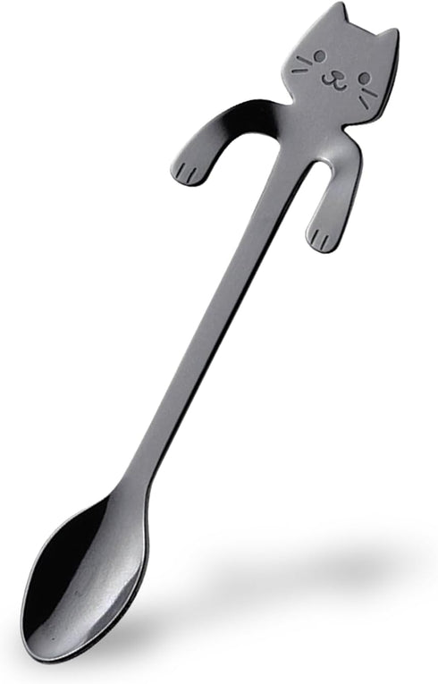 Japanese Crafted Metal Tea Spoons - Hookable Designs for Cups, Ideal for Tea Time & Breakfast - Durable, Hand Wash Recommended - Gift for Family a...