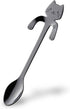 Japanese Crafted Metal Tea Spoons - Hookable Designs for Cups, Ideal for Tea Time & Breakfast - Durable, Hand Wash Recommended - Gift for Family a...