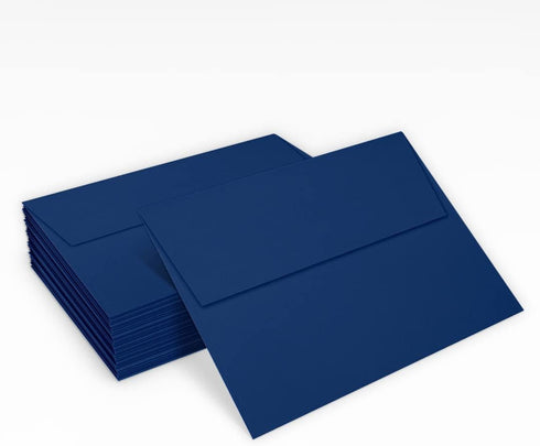 LUXPaper A7 Invitation Envelopes | Peel & Press | 5 1/4" x 7 1/4" | Navy Blue | 80lb. Text | 50 Qty...