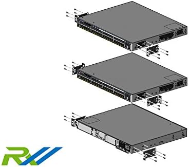 19" Rack Mount Kit Compatible/Replacement for Cisco Catalyst 2960-X and 2960-XR Series Switches...